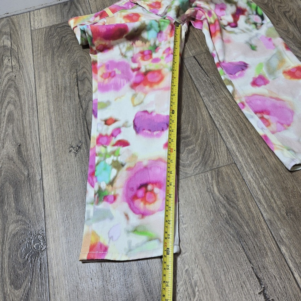 KATE SPADE New York Broome Street Colorful Abstract Skinny Stretch Jean SZ 34x24 - Picture 6 of 9